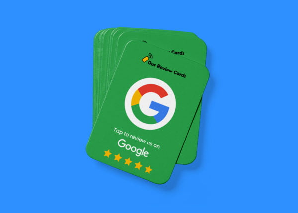 Our Review Cards for Google Reviews 5 pack